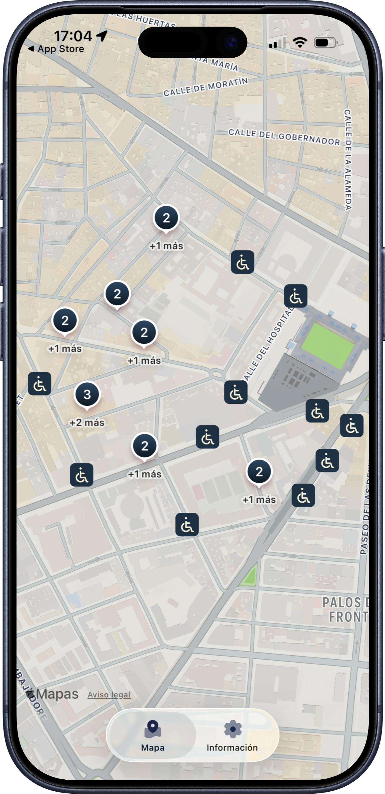 Plazas PMR Madrid Screenshot